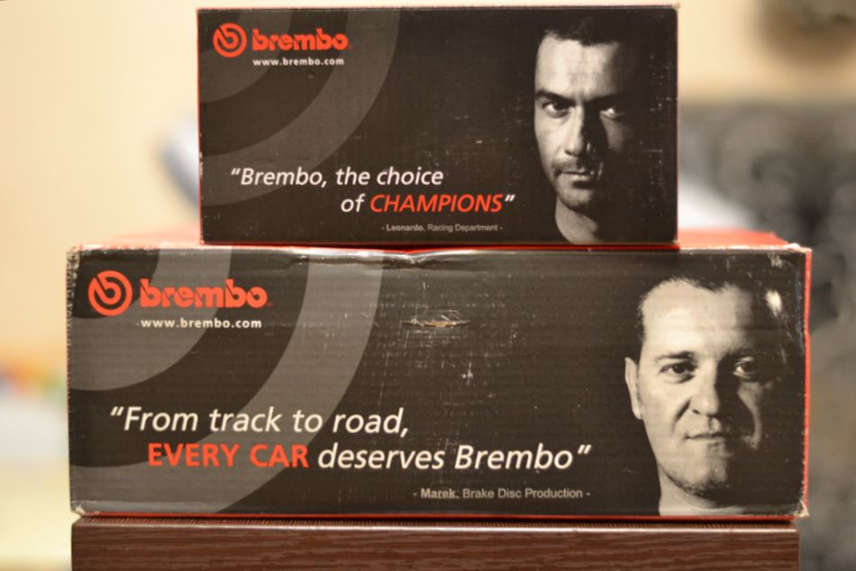 Нові диски та колодки Brembo 1
