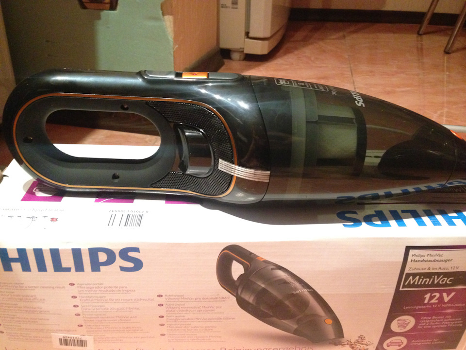 Як приготувати атомобільний пилосос Philips MiniVac FC6149/01? 1