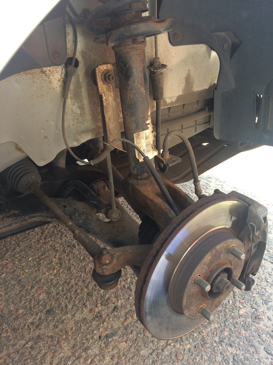 Заміна передніх гальм 1
