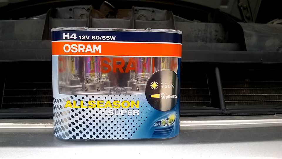 Нові лампи Osram H4 All Season 1