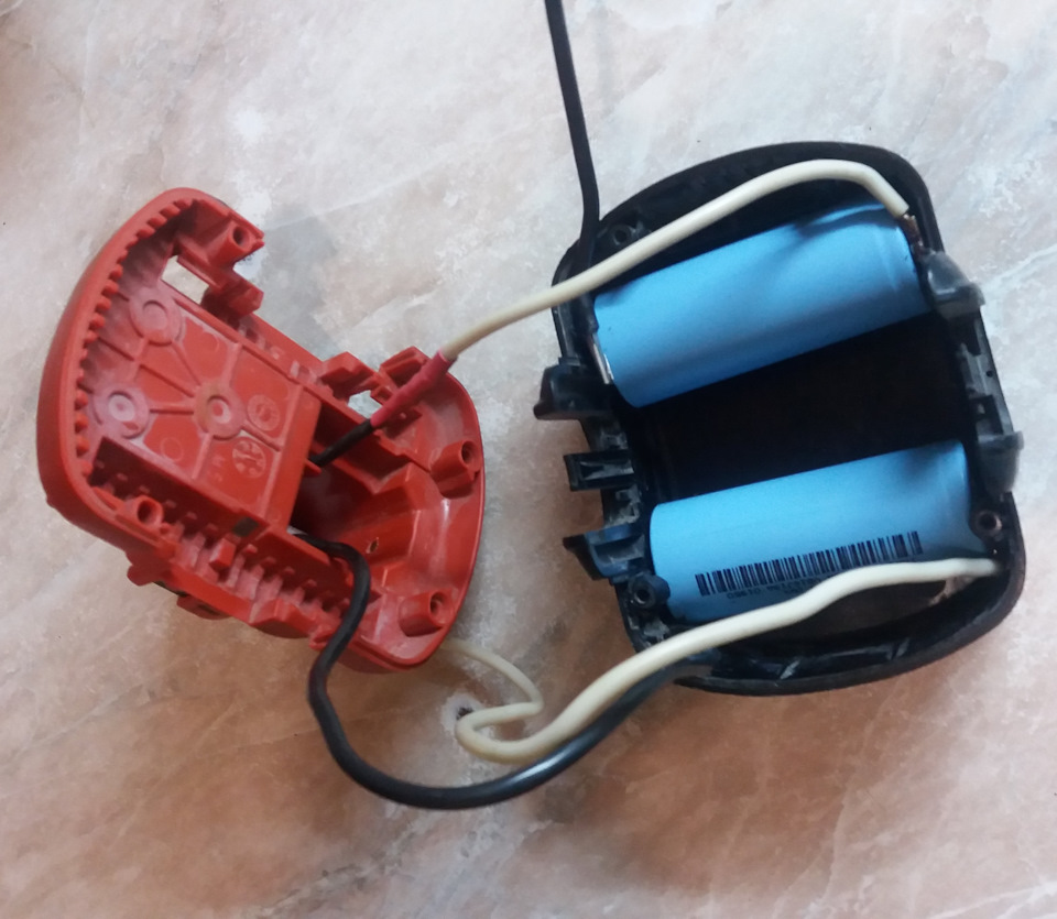 Переробка шупуповерта Bosch PSR-1200 на літій-іонні акумулятори 5