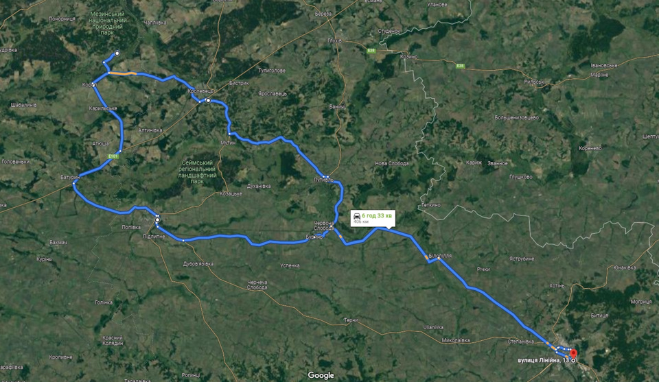 Spring travel - 406 km 1