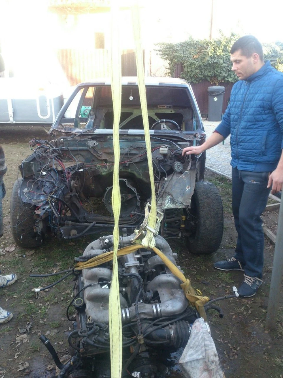Зняття Двигуна та Різних деталей