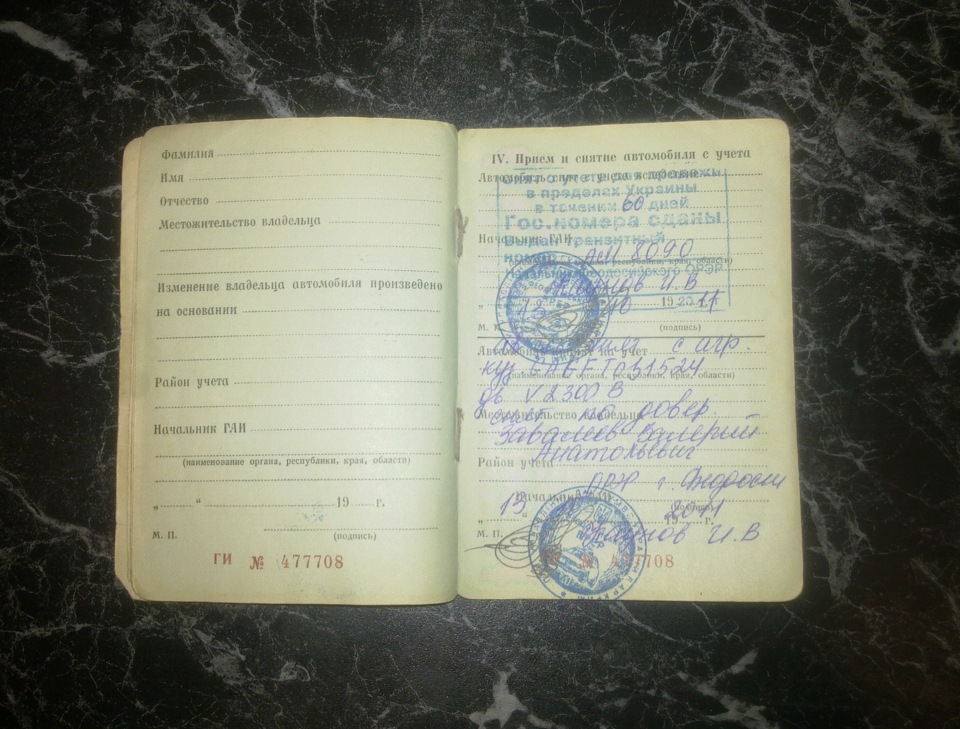 старий тих паспорт на згадку 3