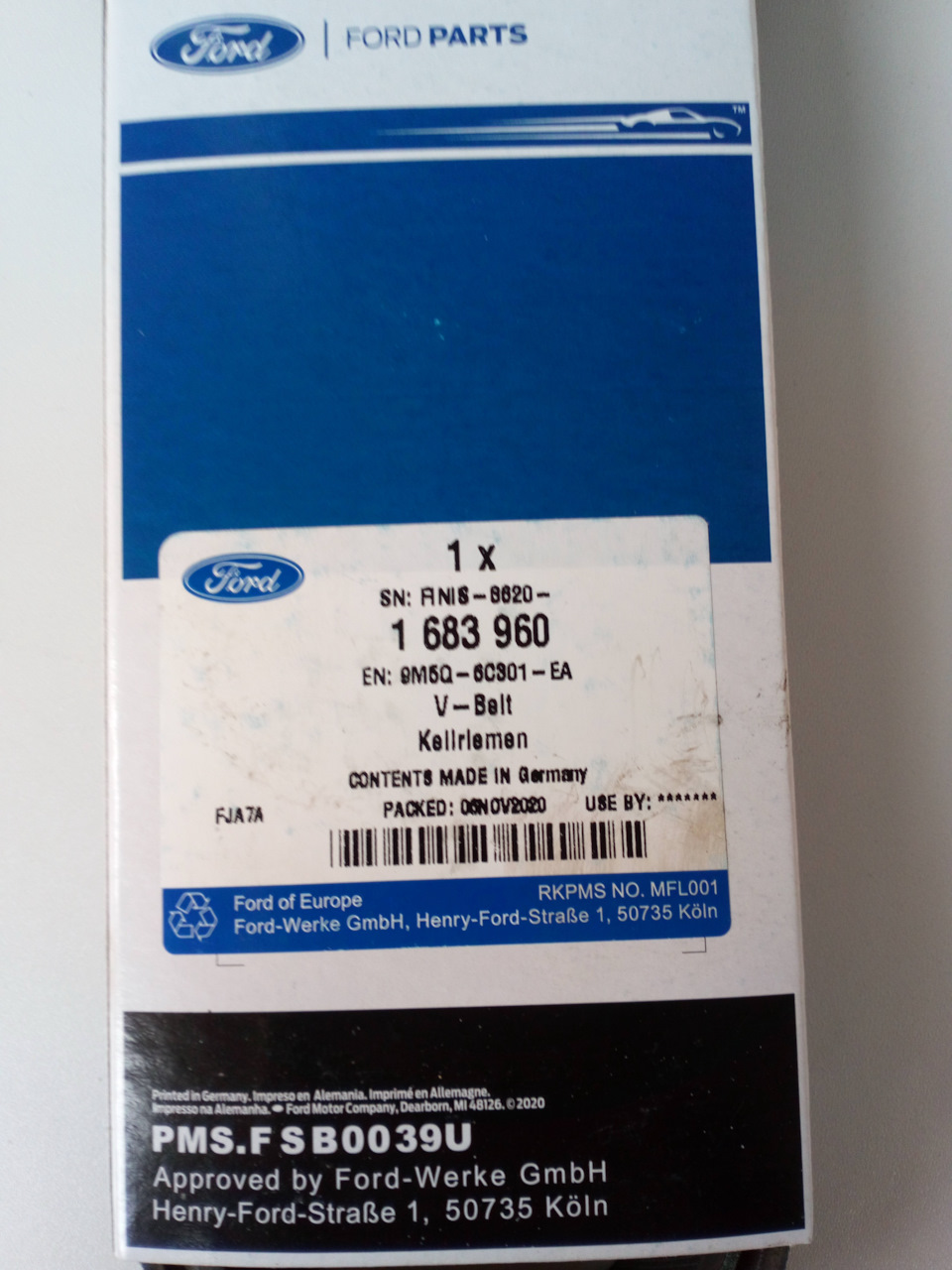 Заміна ременя ГРМ TDCi 2.0 Ford Kuga (1G) 4