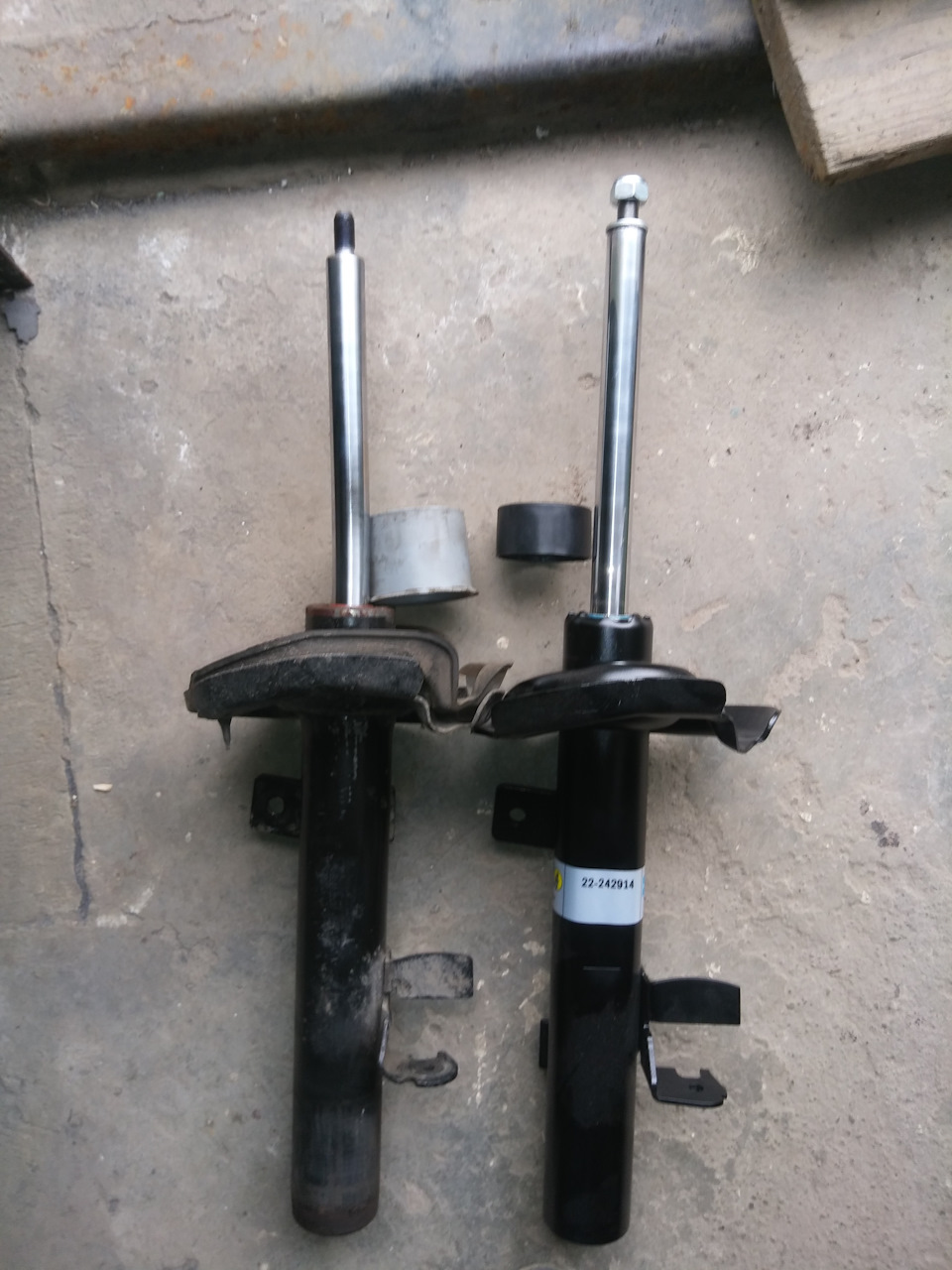 Bilstein B4 vs Сток после 35000км 2