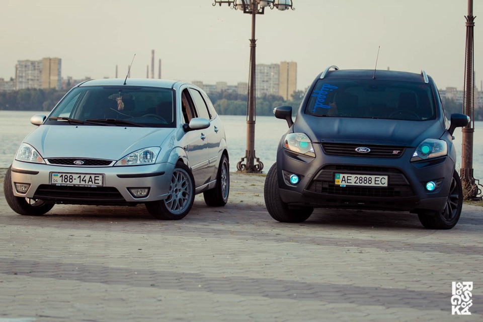 Ford Kuga (Plasti Dip. Nebula Blue Colour) Photo by Goshka (Geometria.ru). 1