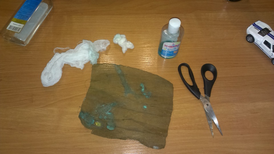 Ремонт кріплення фари. Міцніше бути не може. 2