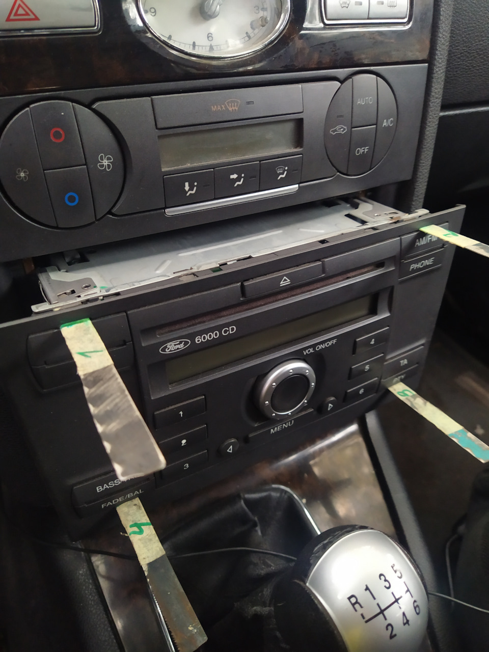 Bluetooth для штатної магнітоли 6000 CD в Mondeo 3 1