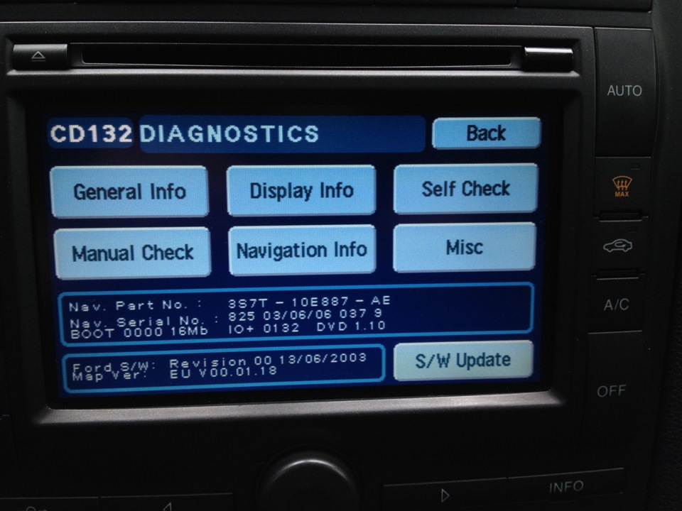 Встановлення магнітоли Denso Ford DVD Navigations-system Touchscreen (Part 2) 4