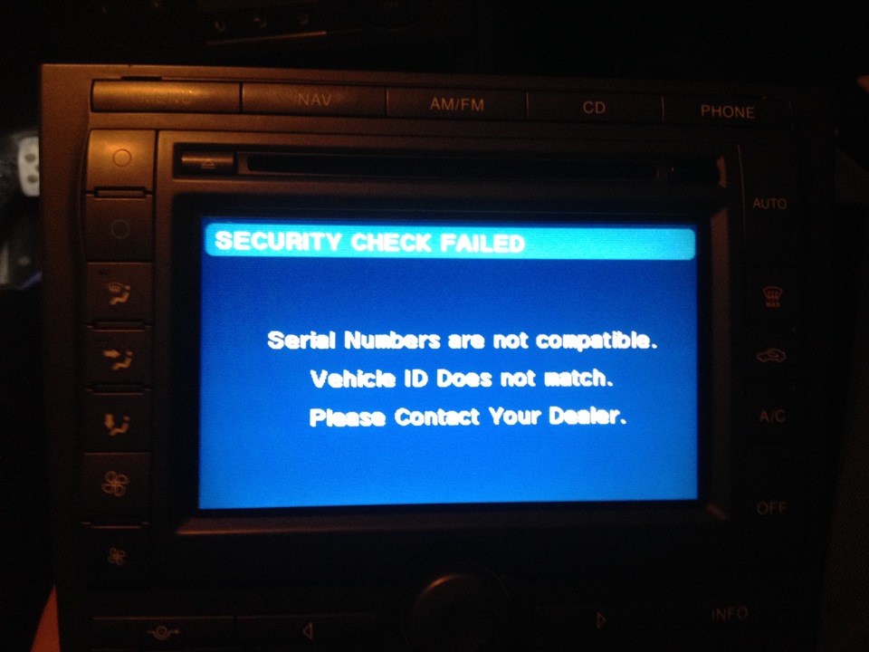 Встановлення магнітоли Denso Ford DVD Navigations-system Touchscreen (Part 2) 2