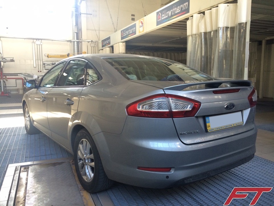 Встановлення спойлера Ford Mondeo 4 5