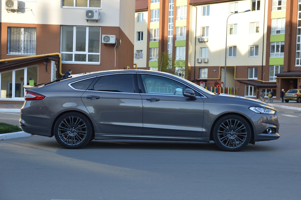 Нові 19 диски та спойлер для Мондео 5 2.0 дизель хетчбек / New alloy wheels for Mondeo mk5 4