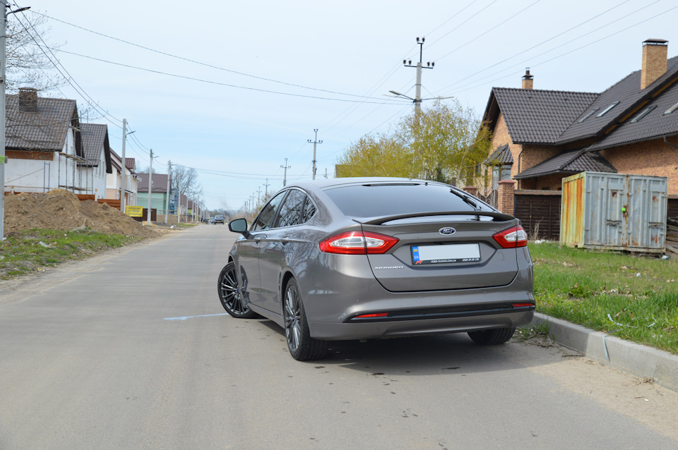 Нові 19 диски та спойлер для Мондео 5 2.0 дизель хетчбек / New alloy wheels for Mondeo mk5 3
