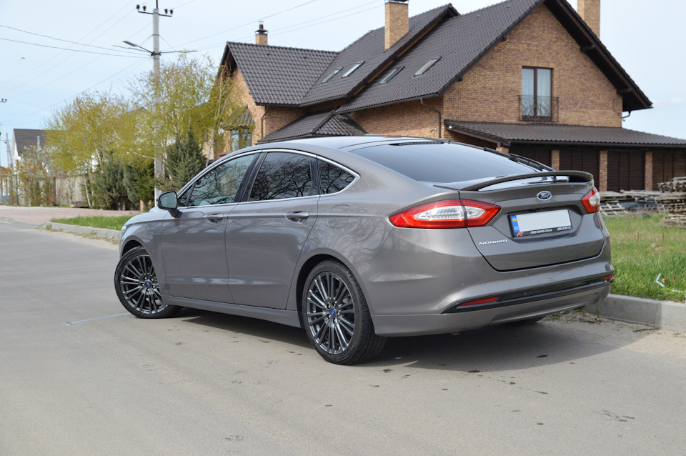 Нові 19 диски та спойлер для Мондео 5 2.0 дизель хетчбек / New alloy wheels for Mondeo mk5 2