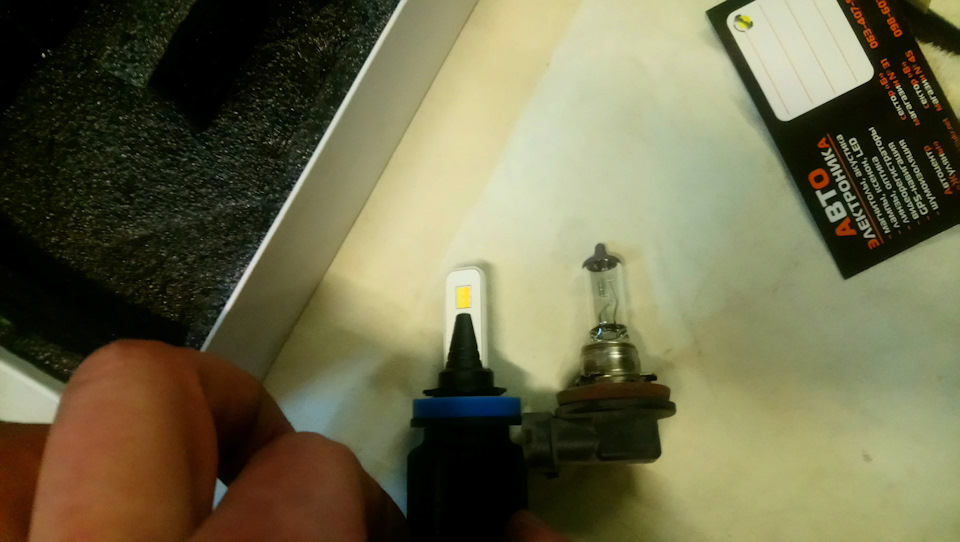 Заміна лапм ПТФ MONDEO IV на LED 2