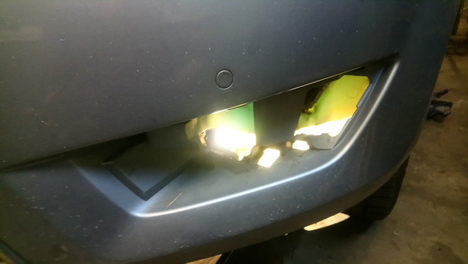 Заміна лапм ПТФ MONDEO IV на LED 5