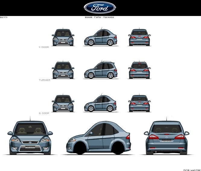 Наклейки Mondeo 4 1