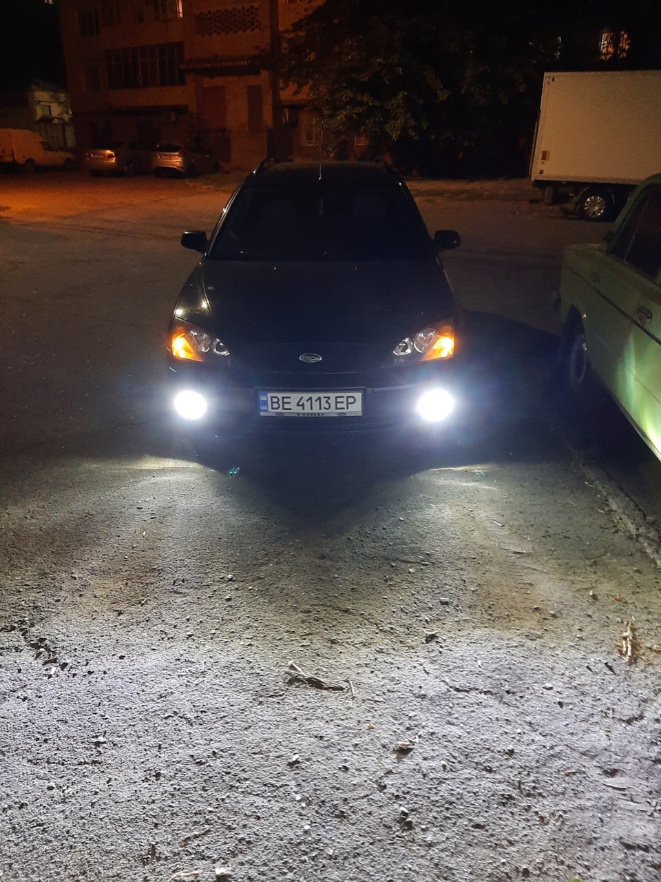 Установка led птф від Калини 2