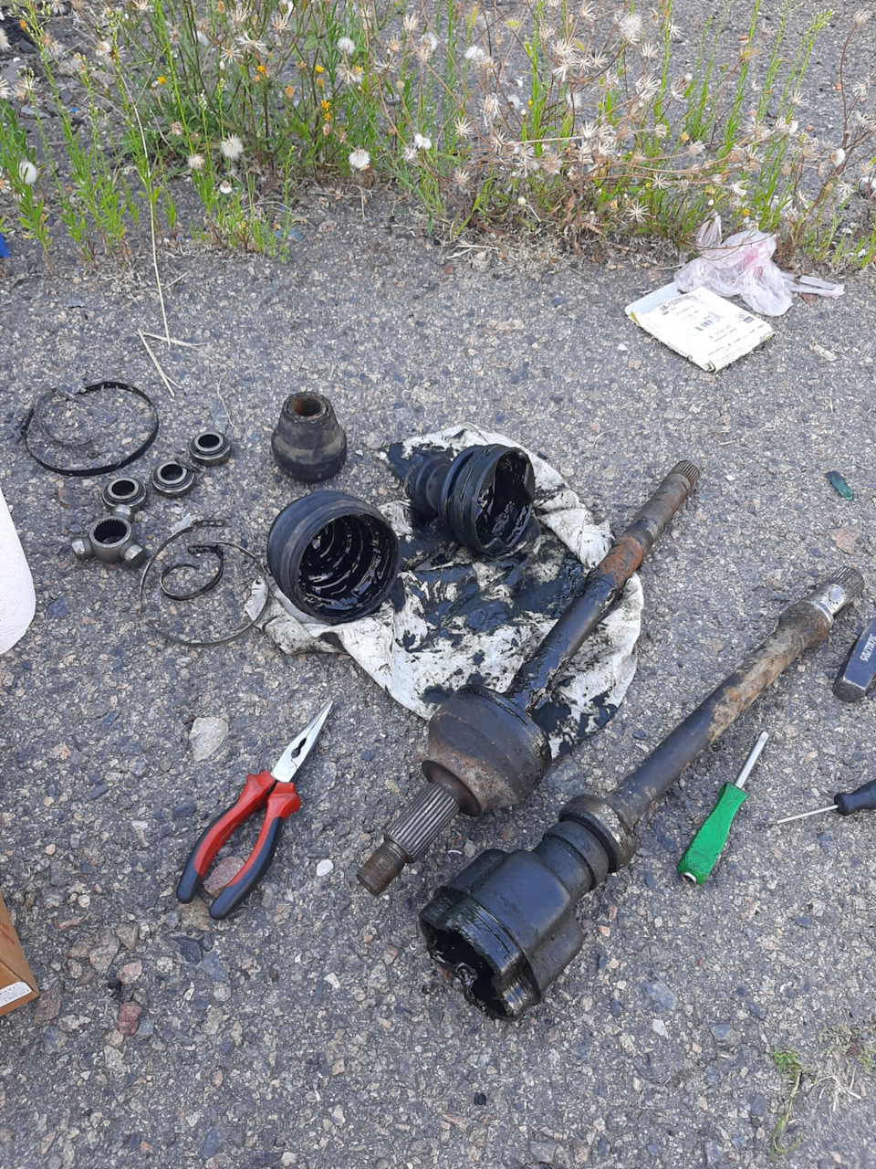 Заміна пильовиків приводу 1