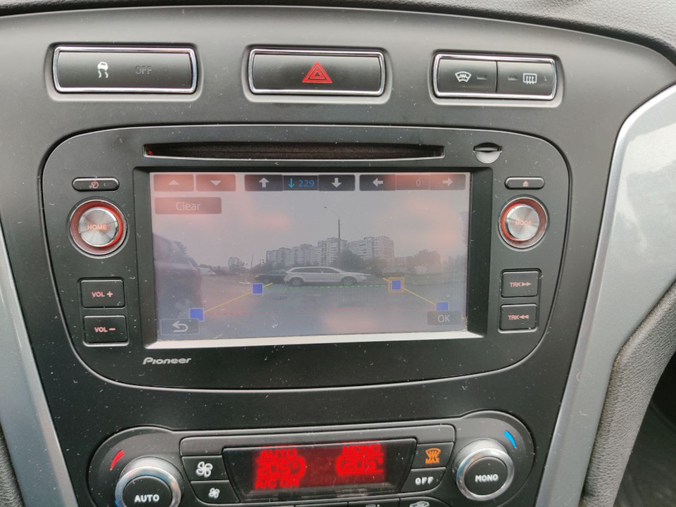 Налаштування паркувальних ліній Pioneer AVIC-F9220BT 1