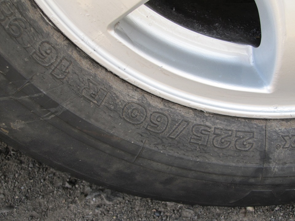Перевзувся в 225/60R16 2