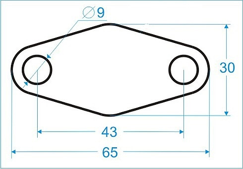 Заглушив EGR 1