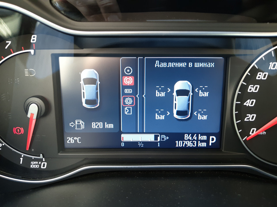 Установка датчиков давления в шинах. 4