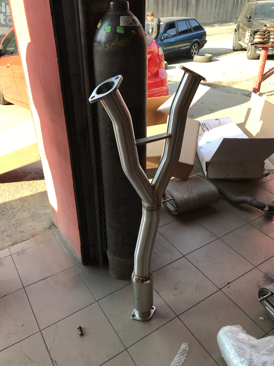 Cobb downpipe + catback 5