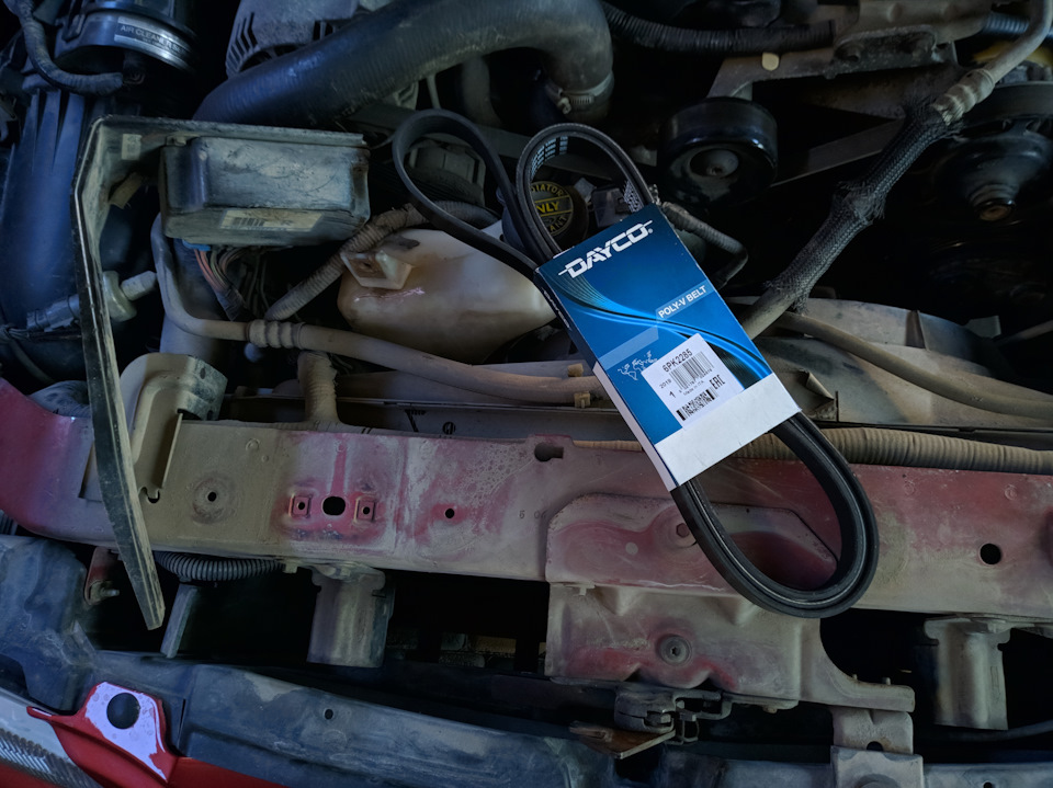 Обхід smog pump коротким ременем 2