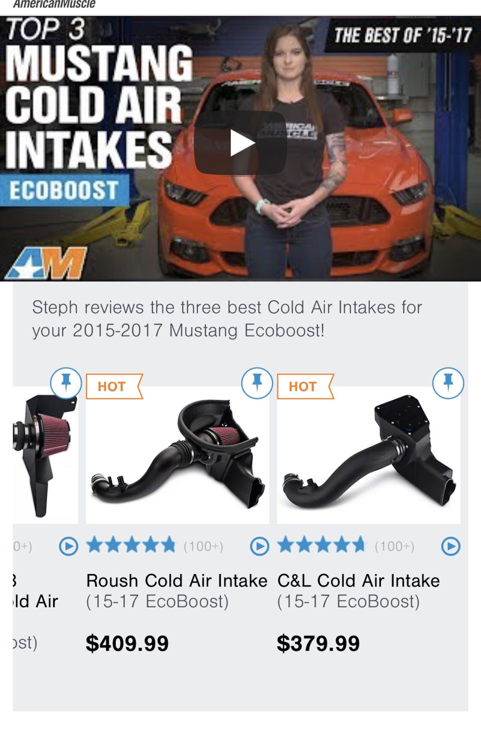 Який cold intake вибрати? 1