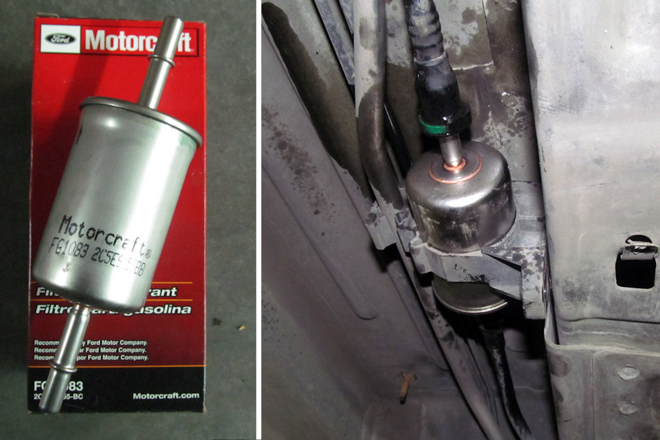 Заміна паливного фільтра (Motorcraft) 1