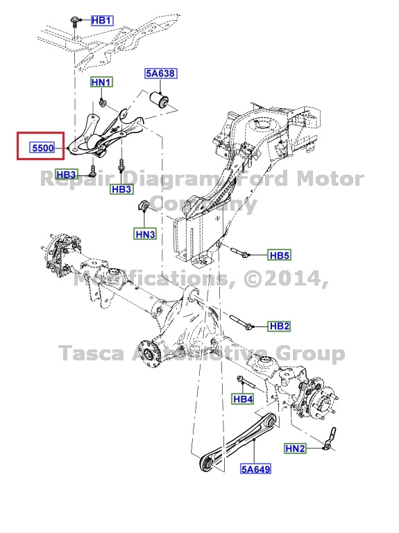 Ford Rear Upper Control Arm 3