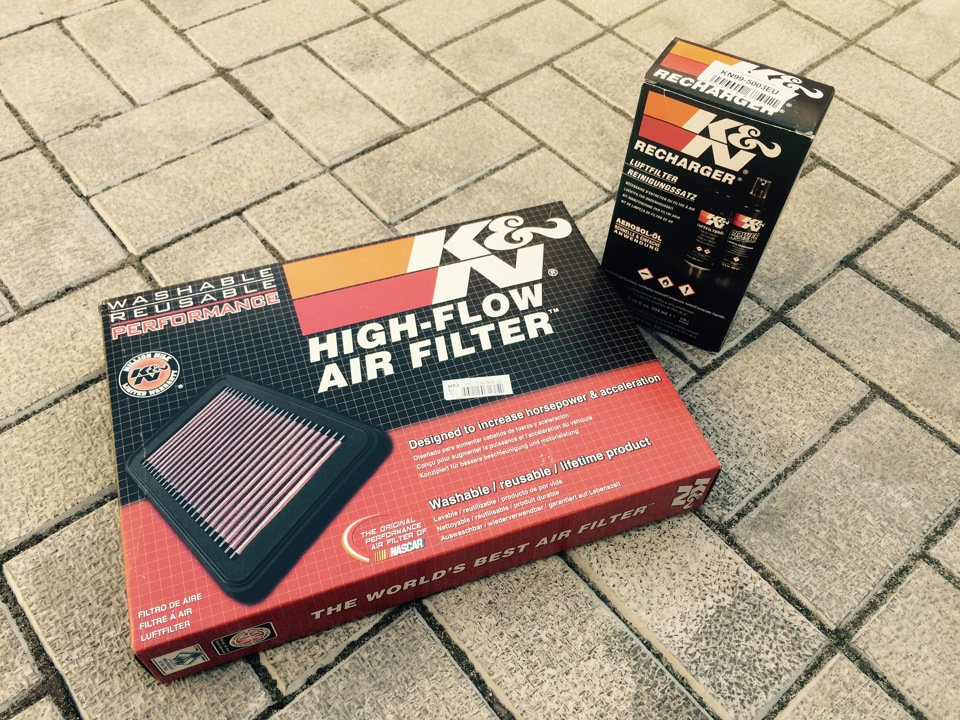 K&N Drop In Replacement Air Filter 1