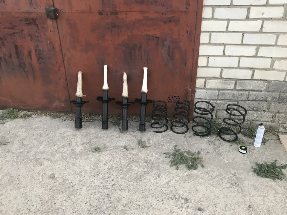 Рестовоація та встановлення оригінальних регульованих амортизаторів 5