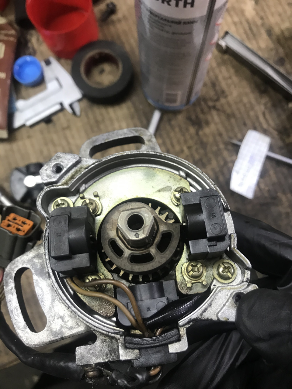 Заміна внутрішнього сальника розподільника запалювання 2.2 turbo 3