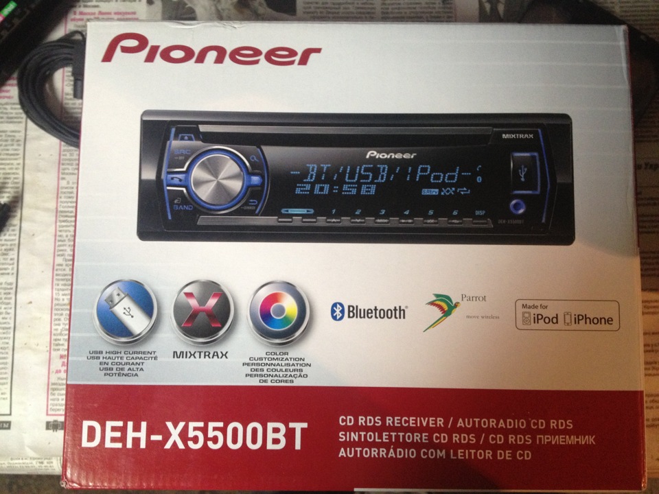 Музика. Крок 1 - Pioneer DEH-X5500BT 1