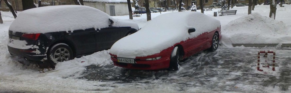 Зима. Ліпимо бабу. 1