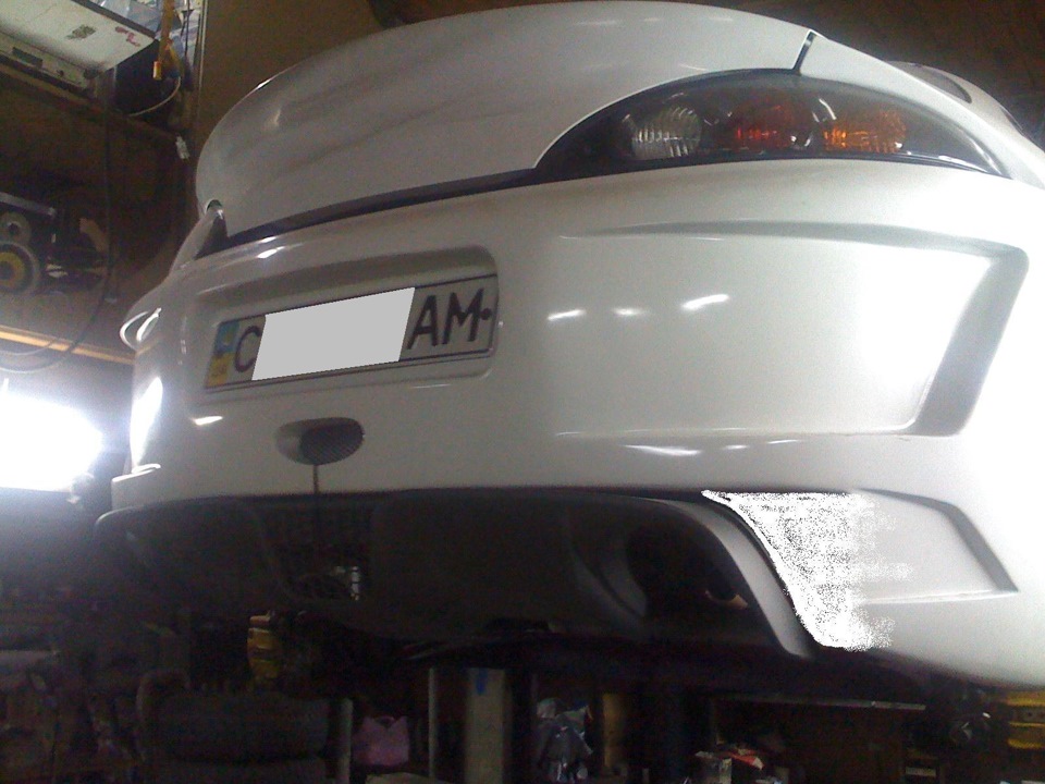 задній дифузор fiat abarth 500 4