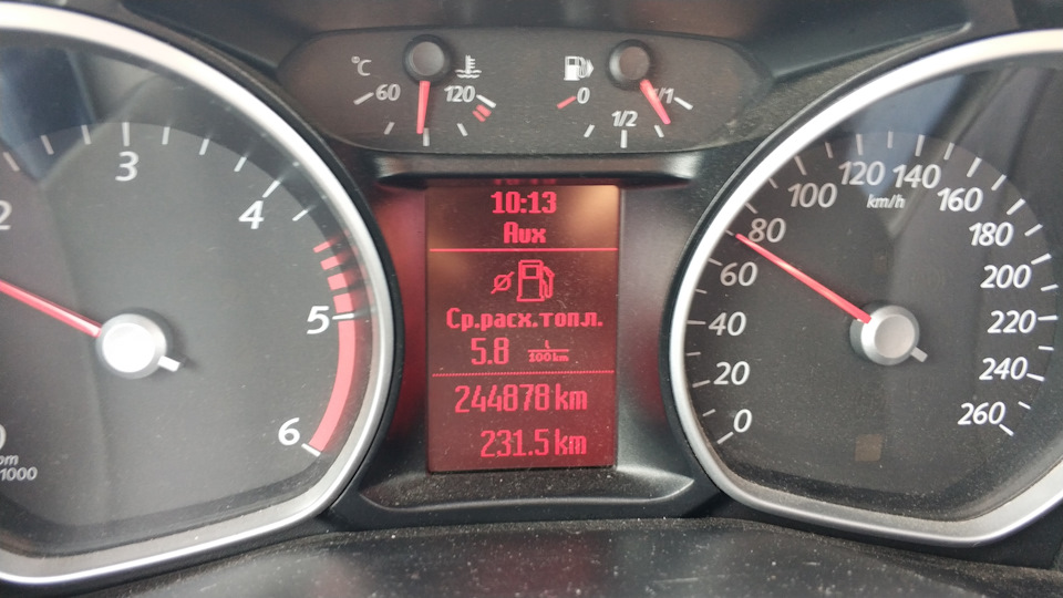 Витрата дизеля в поїздці Київ-Умань-Лазурне 1
