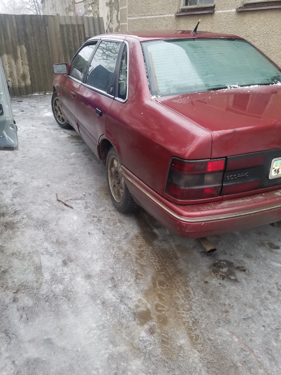 Встановив перехідні стопи та бленду ford scorpio 2