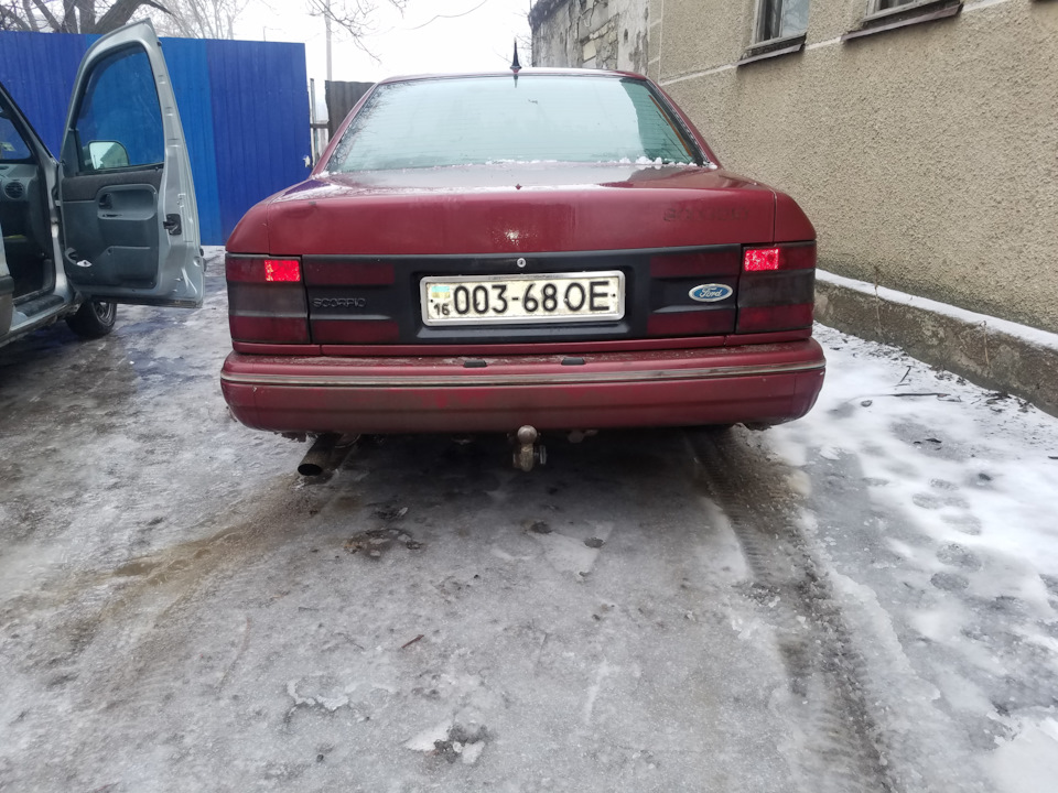 Встановив перехідні стопи та бленду ford scorpio 3