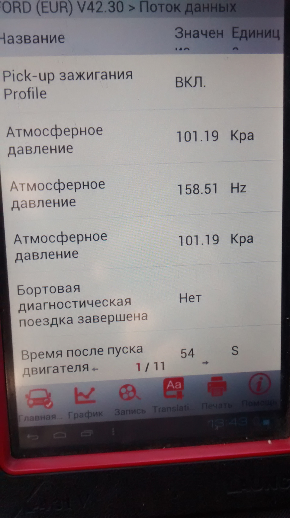 Показання датчиків(1) 4