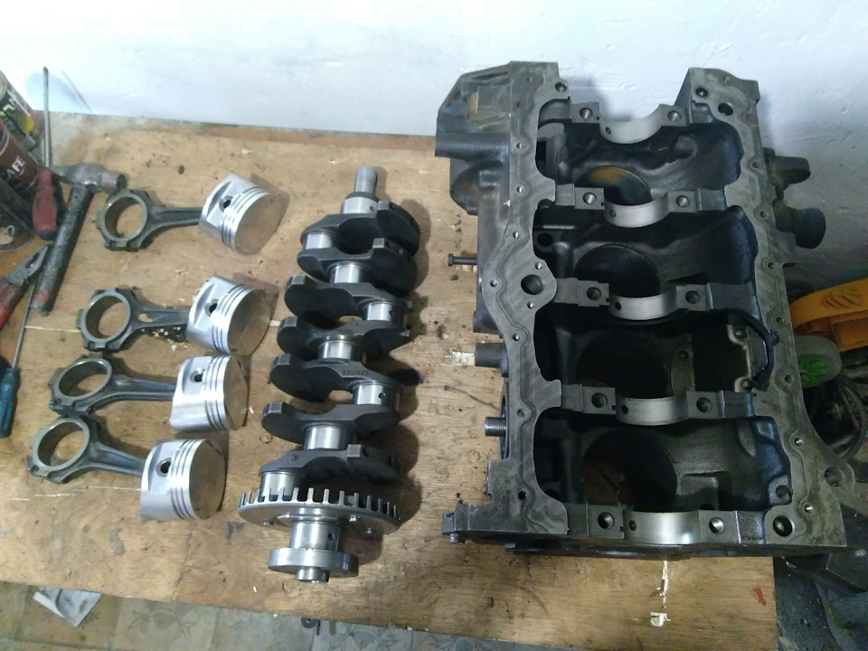 Велика капіталка dohc ч.2 складання блоку 1