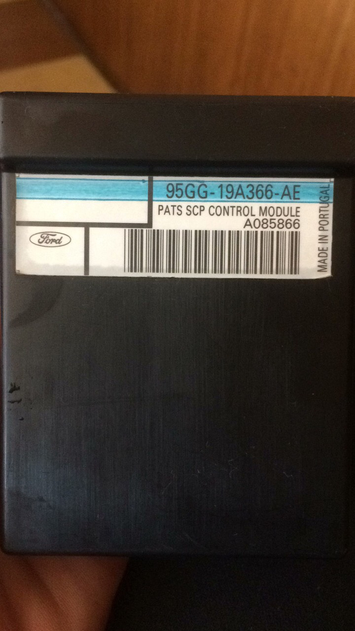 Іммобілайзер залитий тосолом, ВИРІШЕНО, EEC-V, A085866, PATS CONTROL MODULE FORD 5