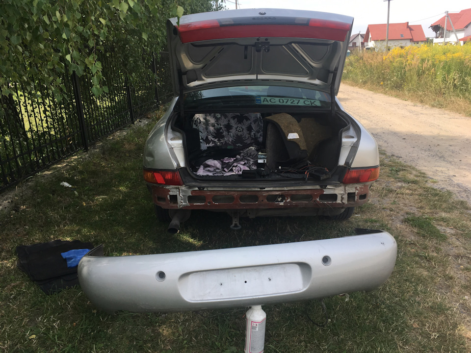 Встановлення бампера зі штатним парктроником, підключення. 1