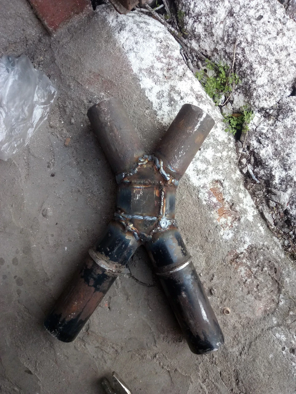 Х Pipe для V-шки, чисто тест.