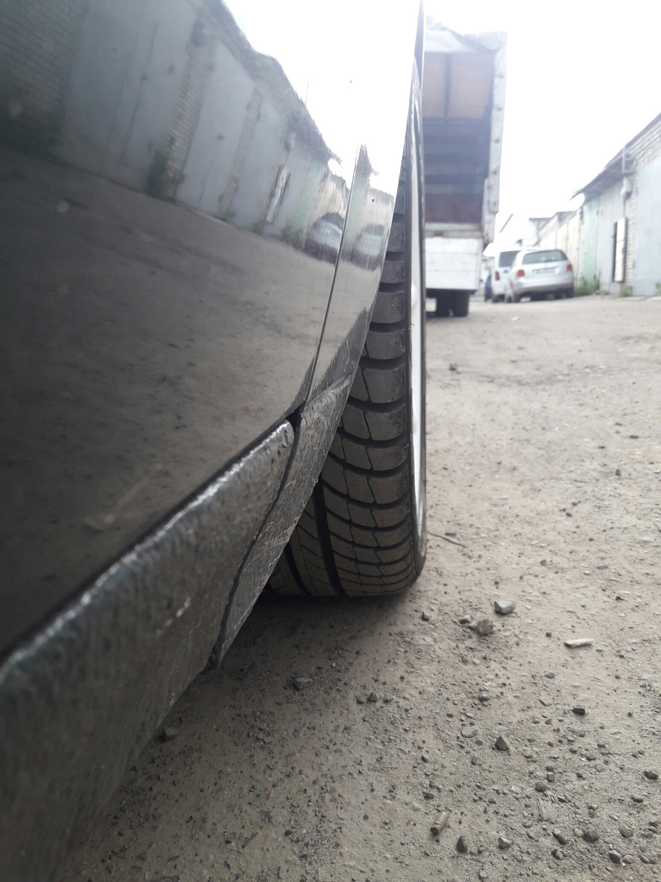 купивши нові капці 235х40 ZR17))) 4