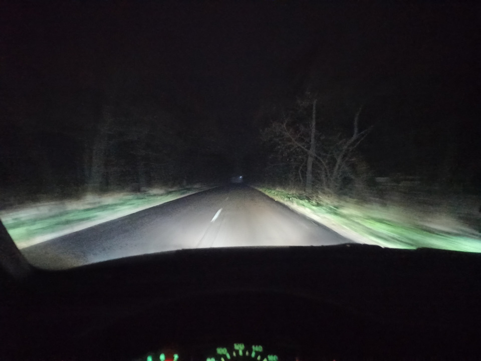 Установка LED протитуманних фар від ваз 2110 зі світлотіньовим кордоном 2