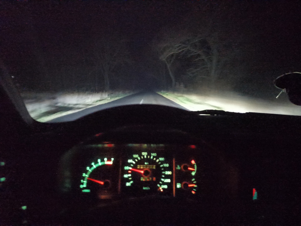 Установка LED протитуманних фар від ваз 2110 зі світлотіньовим кордоном 1